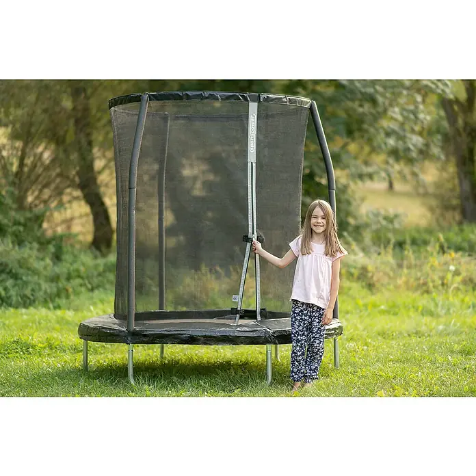 Sportspower Trampolin - Durchmesser: 244 cm, Schwarz - Stimmungsaufnahme