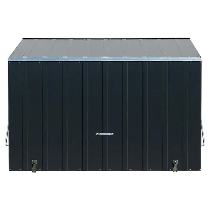 Trimetals Fahrradgarage - 185 x 76 x 139 cm, Stahl - Vorderansicht