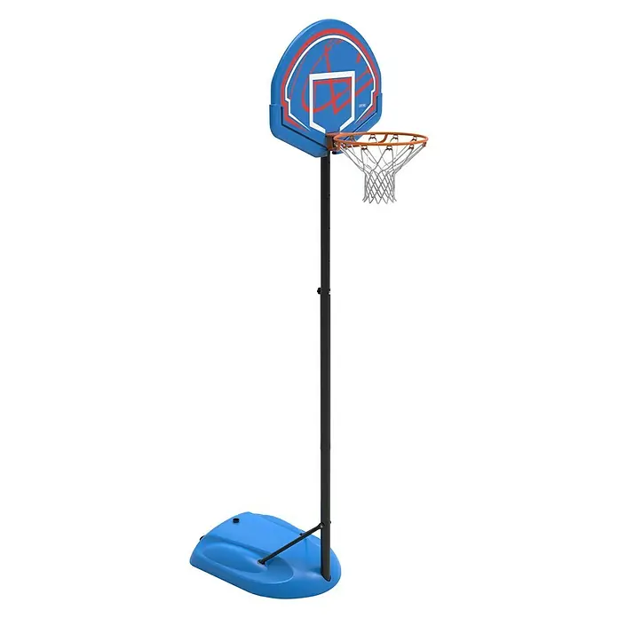Lifetime Basketballkorb Nebraska - 58 x 81 x 228 cm - Diagonale Ansicht