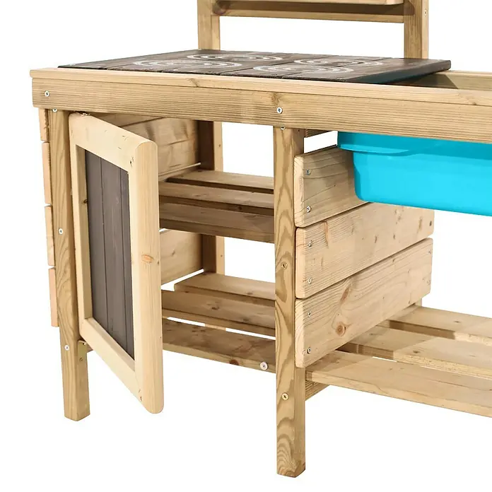 TP Toys Spielküche Deluxe - 40 x 136 x 96 cm, Holz, Natur - Detailaufnahme