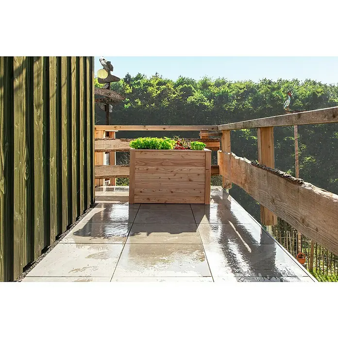 Westmann Hochbeet Lärche 100 - L x B x H: 100 mm x 65 cm x 66 cm, Lärche - Stimmungsaufnahme