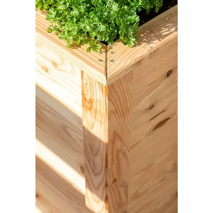 Westmann Hochbeet Lärche 170 - L x B x H: 170 x 90 x 84 cm, Lärche - Detailaufnahme