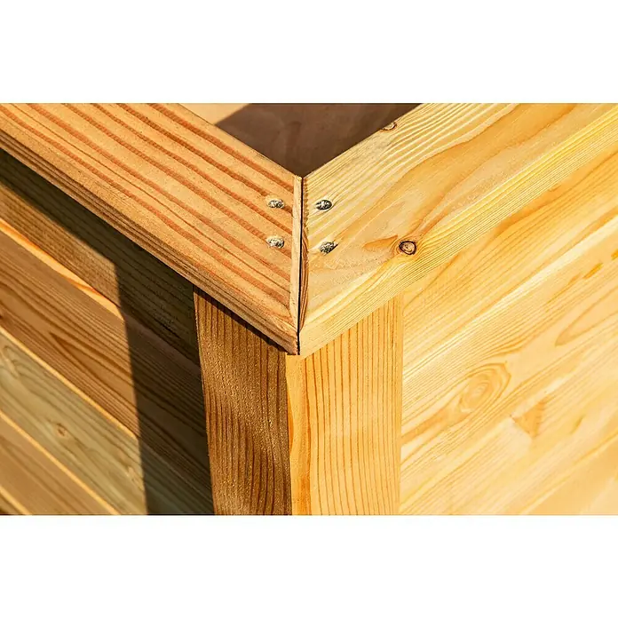 Westmann Hochbeet Lärche 130 - L x B x H: 130 x 65 x 84 cm, Lärche - Detailaufnahme