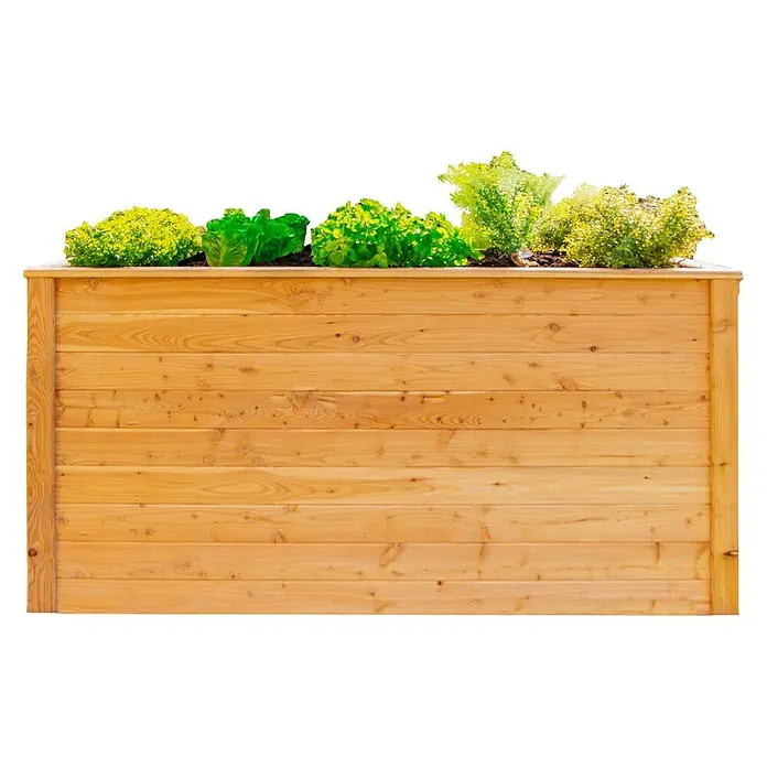 Westmann Hochbeet Lärche 170 - L x B x H: 170 x 90 x 84 cm, Lärche - Vorderansicht