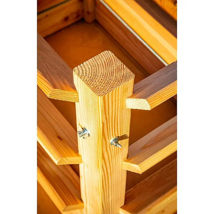Westmann Hochbeet Premium L - 65 x 65 x 73 cm, Holz - Detailaufnahme