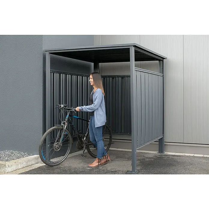 Westmann Universal-Unterstand - 200 x 180 x 210 cm, Anthrazit - Stimmungsaufnahme
