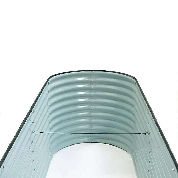 Westmann Hochbeet - 240 x 80 x 82 cm, Stahl, Anthrazit - Detailaufnahme