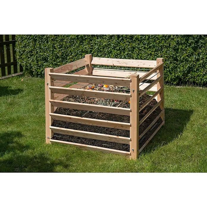 Westmann Komposter - L x B x H: 100 x 100 x 80 cm, 800 l, Holz - Stimmungsaufnahme