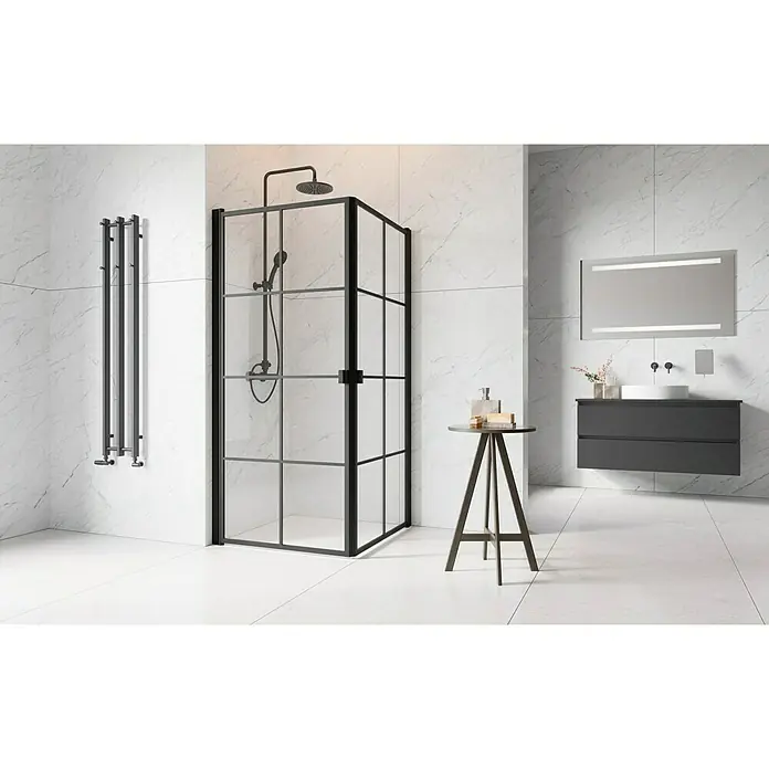 Camargue Douchesysteem New York - Aantal straalsoorten: 3 st., Zwart - Sfeeropname