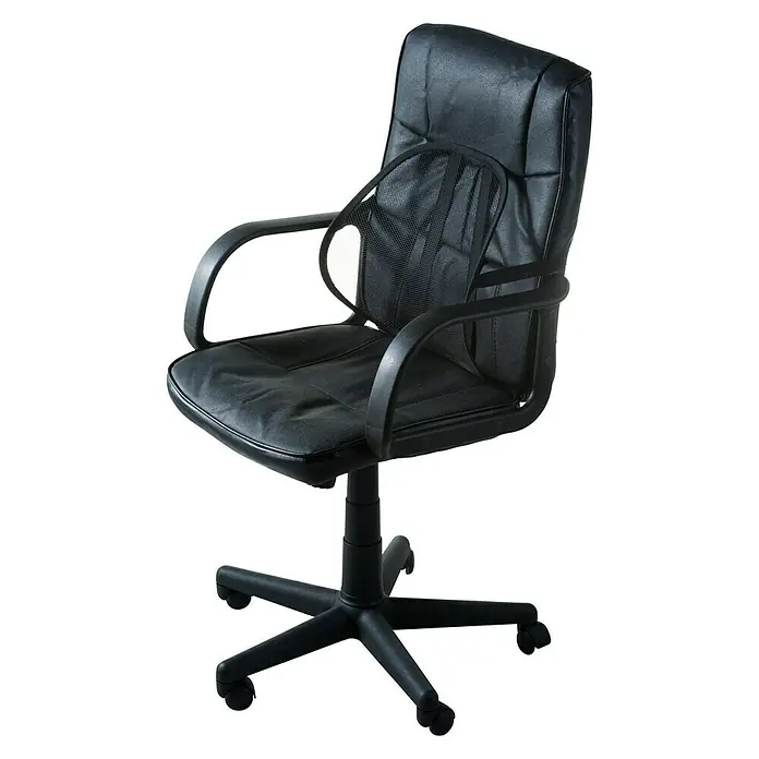Soporte lumbar - Apto para: Sillas, Negro, Ergonómico - Vista angular