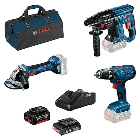 Bosch  Set strojeva GSR 180-LI + GBH 180-LI + GSW 180-LI