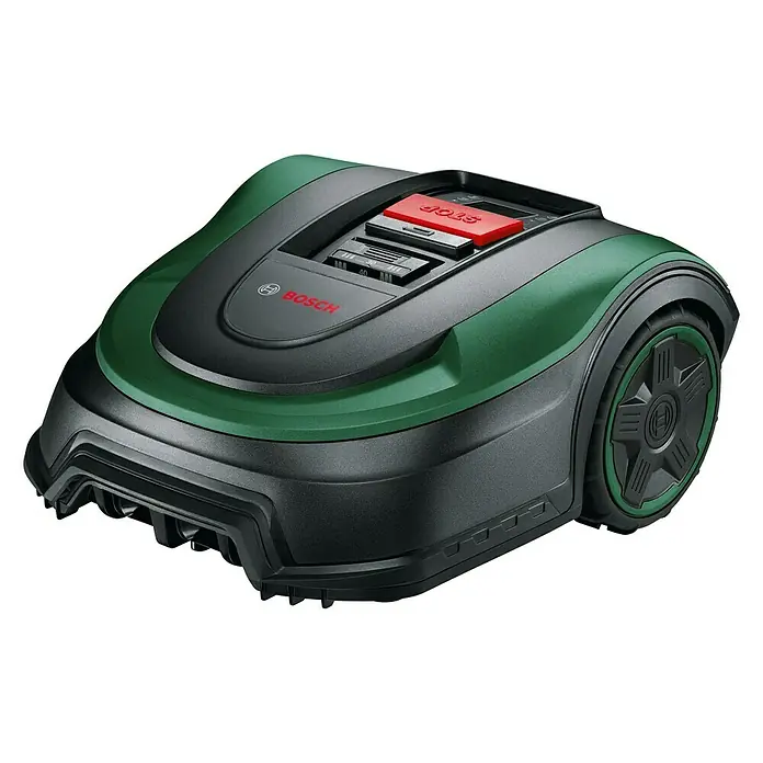 Bosch Robotmaaier Indego S+ 500 - 18 V, Li-ion, 2,5 Ah, 1 accu, Max. gazonoppervlakte: 500 m² - Diagonaal zicht