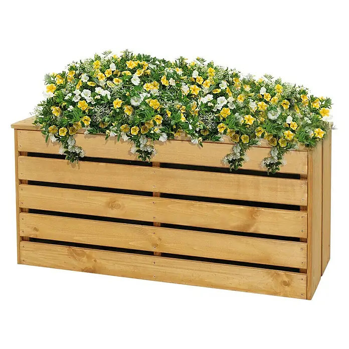 Westmann Pflanzkasten Patkar - 100 x 30 x 43 cm, Holz - Vorderansicht
