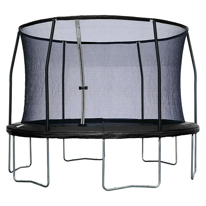 Sportspower Trampolin - Durchmesser: 427 cm, Schwarz - Vorderansicht