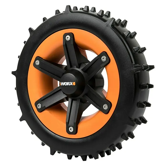 Worx Landroid Antriebsräder Rutschfest - Passend für: Worx Landroid Mähroboter - Vorderansicht