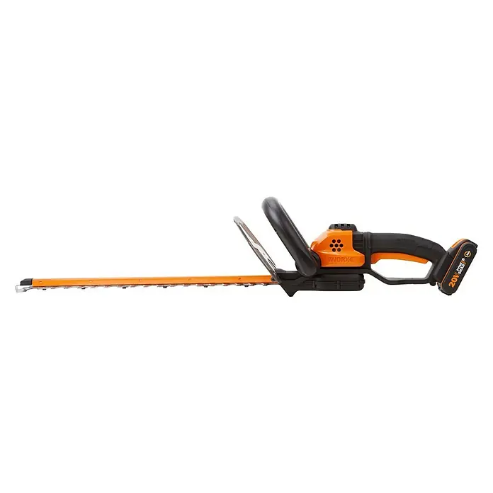 Worx PowerShare Akku-Heckenschere WG261E.9 - 20 V, Li-Ionen, Ohne Akku, Schnittlänge: 45 cm - Linke Seitenansicht