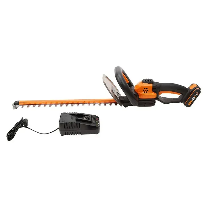 Worx PowerShare Akku-Heckenschere WG261E.9 - 20 V, Li-Ionen, Ohne Akku, Schnittlänge: 45 cm - Linke Seitenansicht