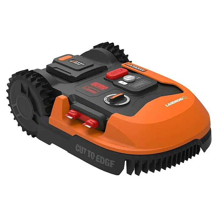 Worx Landroid Mähroboter L800 - 20 V, Li-Ionen, 2 Ah, 1 Akku, Max. Flächenempfehlung: 800 m² - Diagonale Ansicht