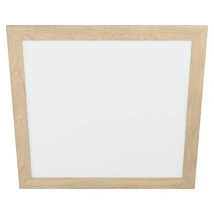 Eglo LED-Panel Plagliarone 2 - 32 W, L x B x H: 64,5 x 64,5 x 5,5 cm, Hellbraun, Neutralweiß - Ansicht von unten