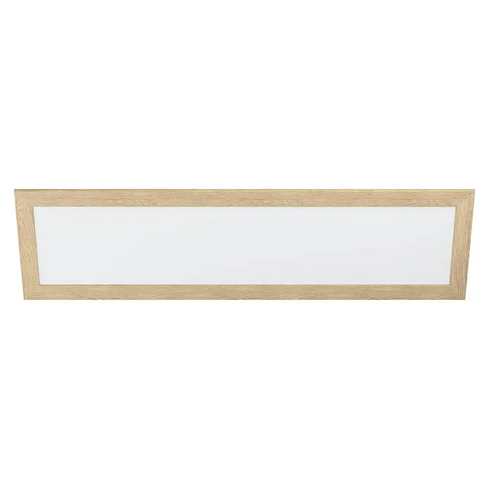 Eglo LED-Panel Plagliarone 2 - 32 W, L x B x H: 124,5 x 34,5 x 5,5 cm, Hellbraun, Neutralweiß - Ansicht von unten