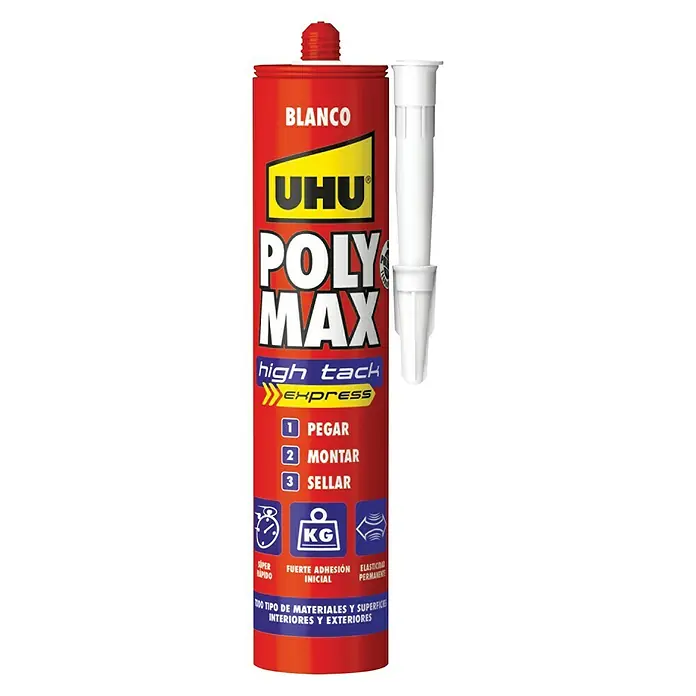 UHU Adhesivo para montaje High tack - Blanco, 450 g - Vista frontal
