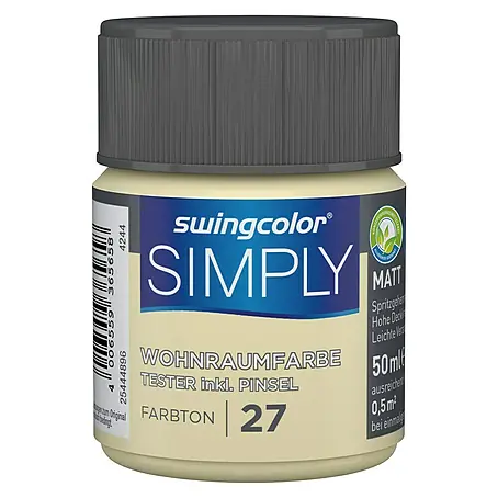 swingcolor  Wandfarbe SIMPLY Tester