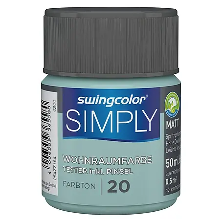 swingcolor  Wandfarbe SIMPLY Tester