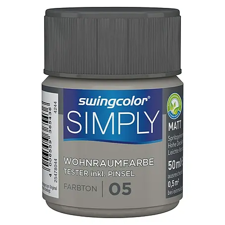 swingcolor  Wandfarbe SIMPLY Tester
