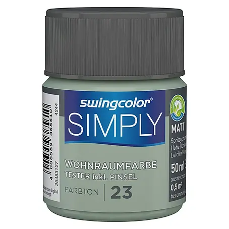 swingcolor  Wandfarbe SIMPLY Tester