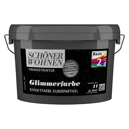 SCHÖNER WOHNEN-Farbe Trendstruktur Wandfarbe MIX Glimmerfarbe