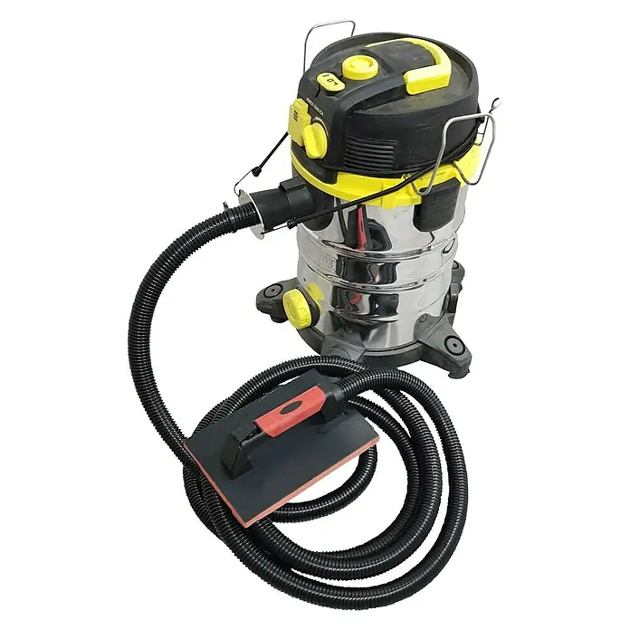 Heka Saugheber - Passend für: Industriesauger ab 1200 W, Tragkraft: 60 kg horizontal, 40 kg vertikal, Schwarz, Rot - Diagonale Ansicht