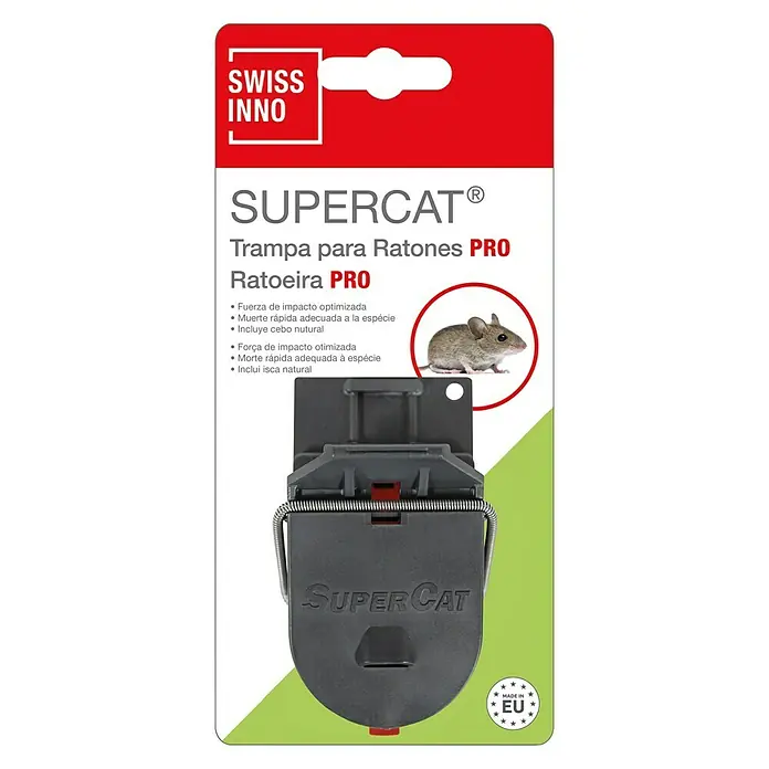 Swissinno Ratonera Supercat Pro - Trampa para atrapar animales vivos - Vista descendente