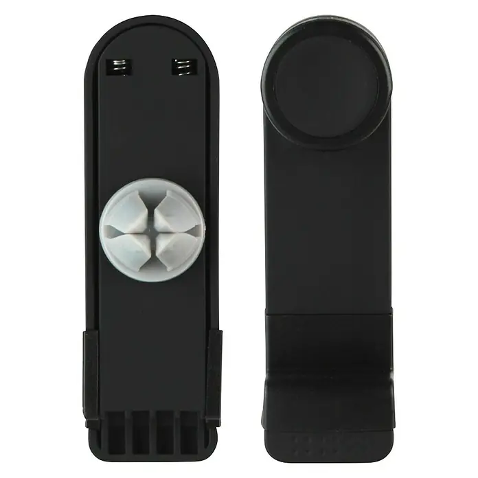Muvit Soporte para teléfono móvil universal - Plástico, Negro - Vista frontal