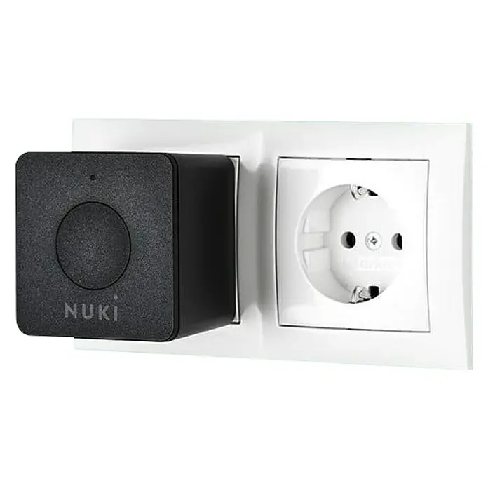 Nuki Módulo transmisor inalámbrico Bridge - Específico para: Cerradura electrónica Nuki, Negro - Vista angular
