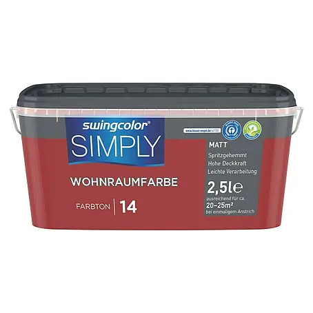 swingcolor  Wandfarbe SIMPLY