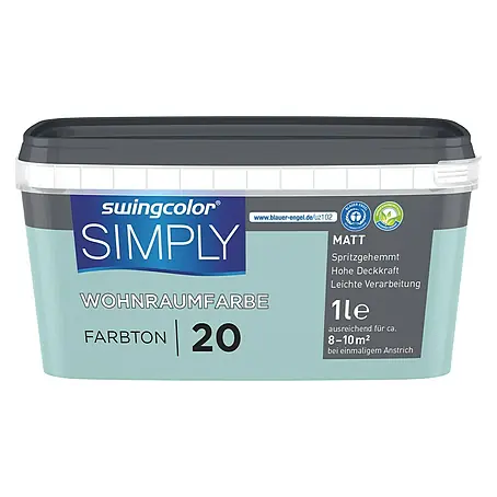 swingcolor  Wandfarbe SIMPLY Blau