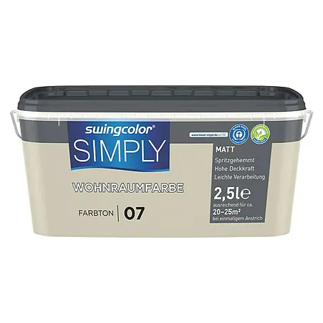 swingcolor  Wandfarbe SIMPLY Beige