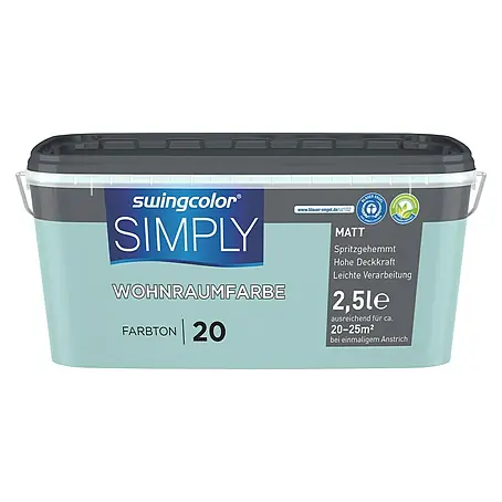 swingcolor  Wandfarbe SIMPLY Blau