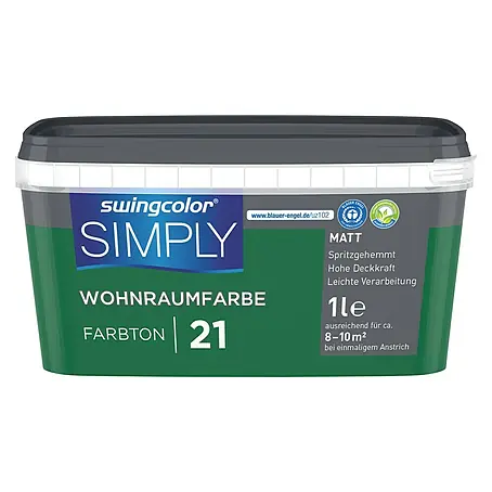 swingcolor  Wandfarbe SIMPLY Grün