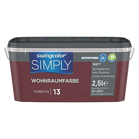 swingcolor  Wandfarbe SIMPLY