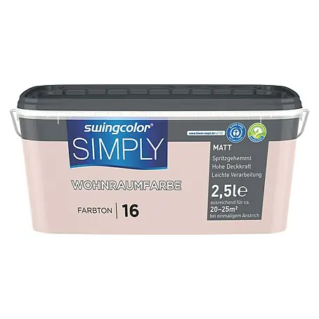 swingcolor  Wandfarbe SIMPLY