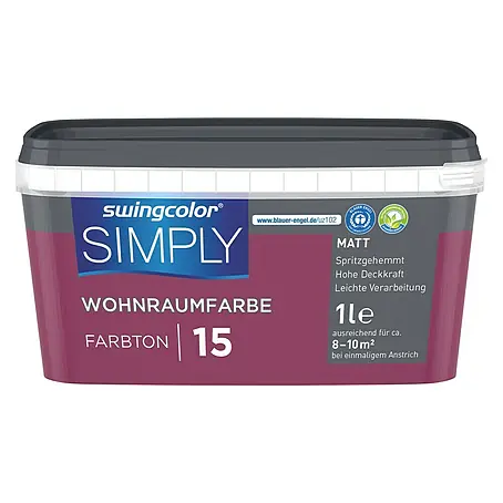 swingcolor  Wandfarbe SIMPLY