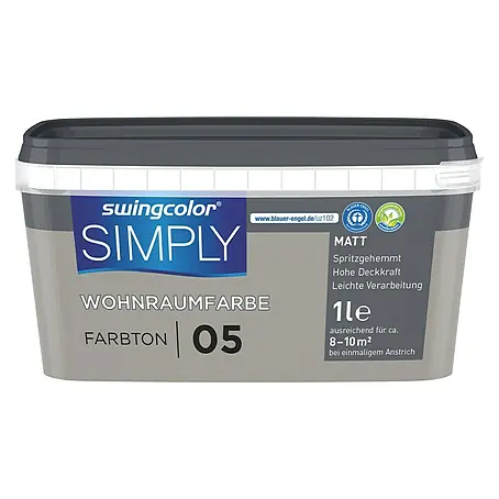 swingcolor  Wandfarbe SIMPLY Beige