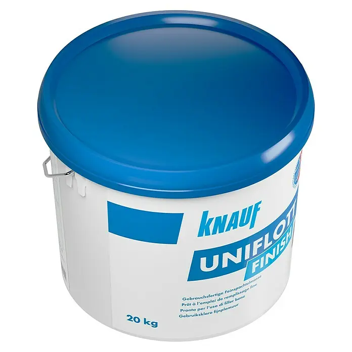 Knauf Fugenspachtel Uniflott Finish - 20 kg, Gebrauchsfertig - Diagonale Ansicht
