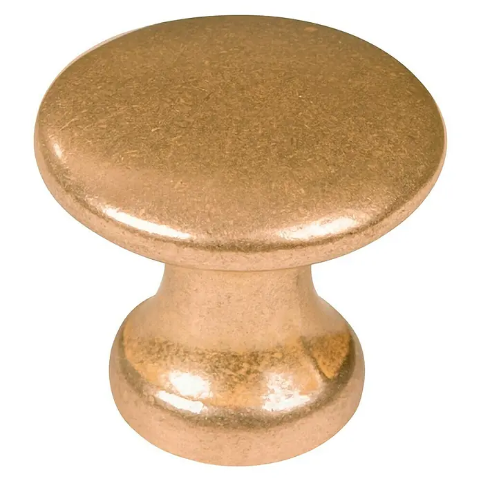 Möbelknopf-Set - 4 -tlg., Ø x H: 25 x 22 mm, Sonstige, Gold - Diagonale Ansicht