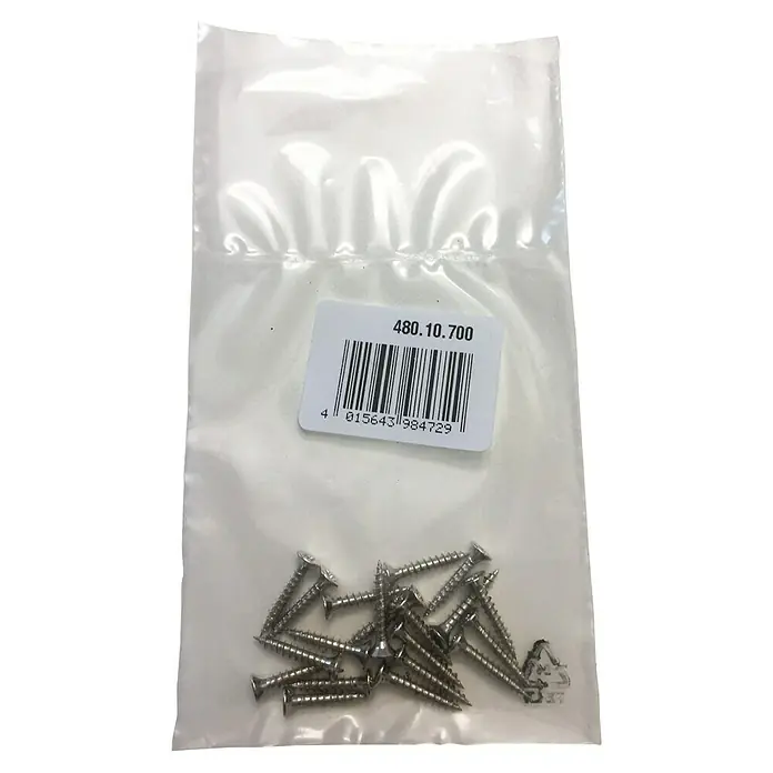 Häfele Spanplattenschraube Hospa PZ, Länge 16mm - Ø x L: 2,5 x 16 mm, Senkkopf, Inhalt: 20 Stk. - Vorderansicht