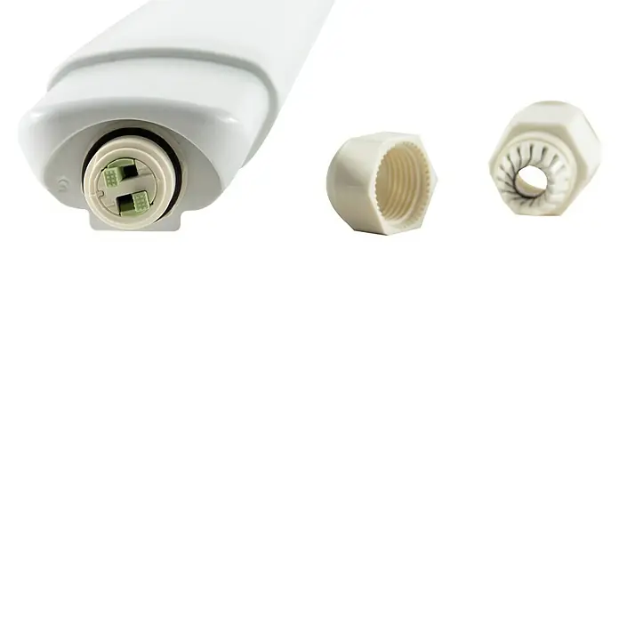 Ritter Leuchten LED-Feuchtraum-Lichtleiste Super Slim - 18 W, Länge: 72 cm, Neutralweiß, IP65 - Detailaufnahme