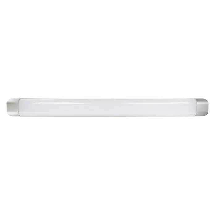 Ritter Leuchten LED-Deckenleuchte Flux - 48 W, Silber, L x B x H: 120 x 11 x 3,5 cm - Vorderansicht