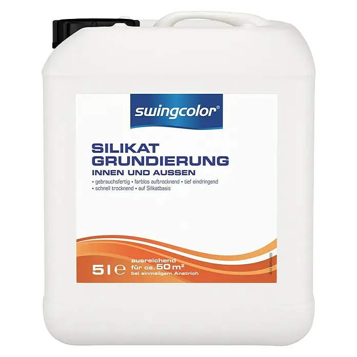 swingcolor Silikat-Grundierung - Farblos, 5 l, Gebrauchsfertig - Vorderansicht