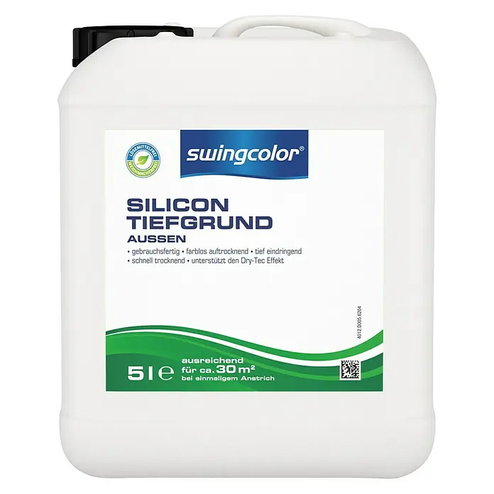 swingcolor Silikon-Tiefengrund - 5 l, Farblos, Lösemittelfrei - Vorderansicht